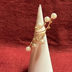 Faux Pearl Ring